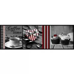 Lábtörlő, Cook&Wash coffee time grey 50x150