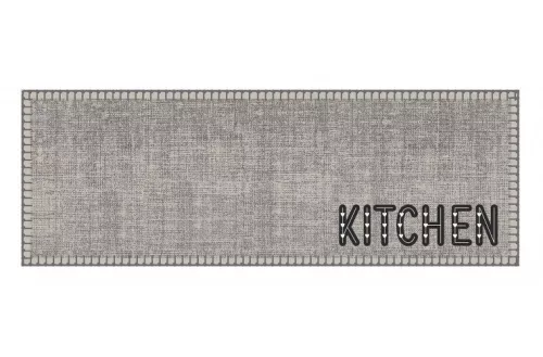 Lábtörlő, Cook&Wash melange stitch grey 50x150